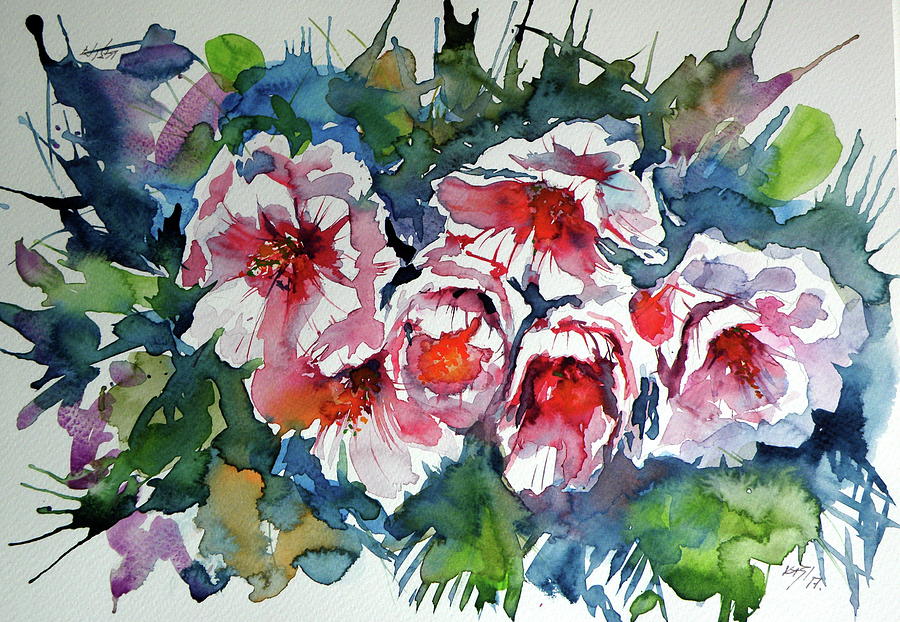 Summer flowers Painting by Kovacs Anna Brigitta