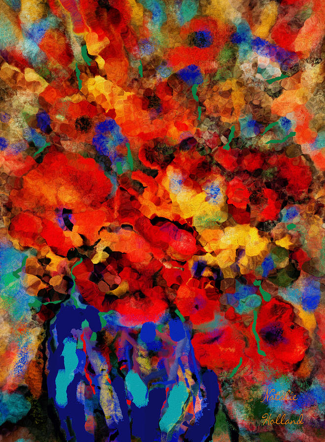 Summer Flowers Mixed Media by Natalie Holland - Fine Art America