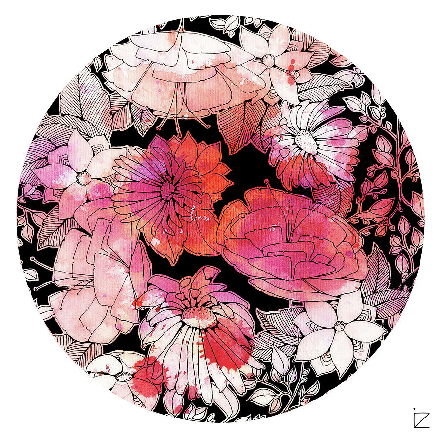 Flower Painting - Summer Flowers by Zdralea Ioana