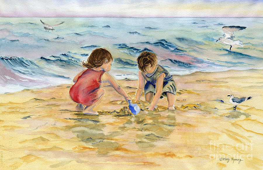 Summer Fun Painting by Melly Terpening