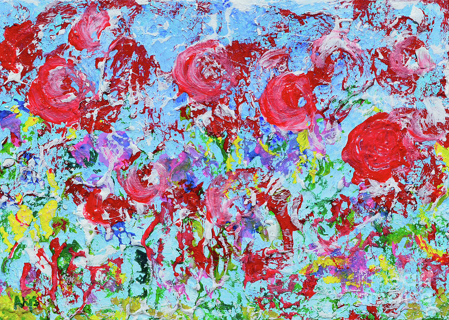Summer Garden Dreams Painting by Alys Caviness-Gober