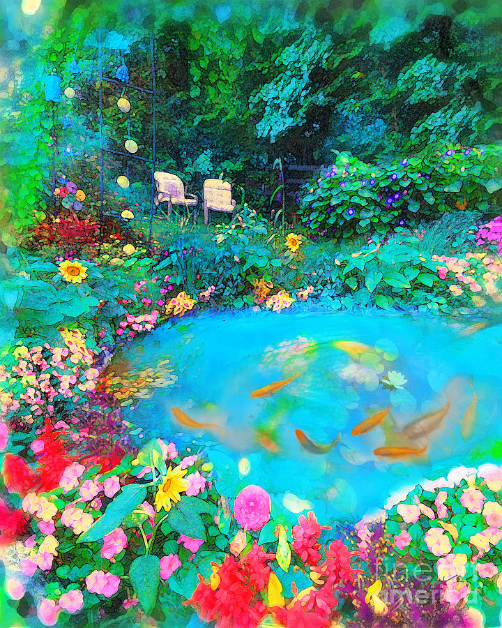 Flower Photograph - Summer garden by Gina Signore