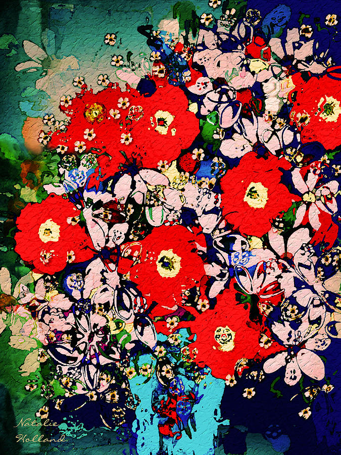 Flower Mixed Media - Summer Glory by Natalie Holland