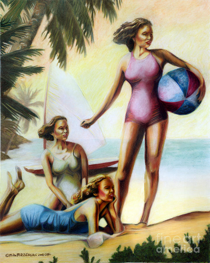 Summer Holiday Painting by Mike Massengale