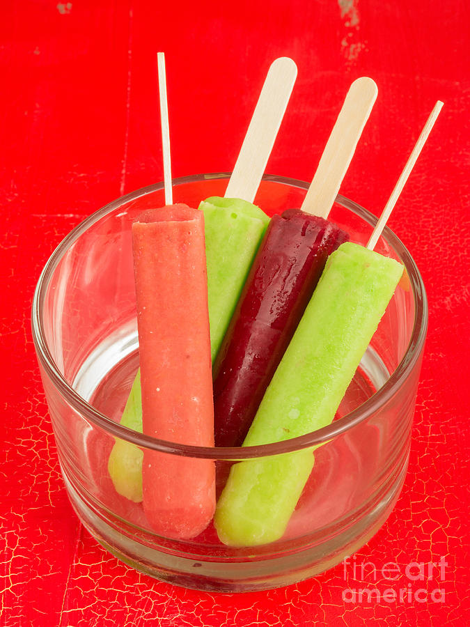 Cool Photograph - Summer Ice Pops by Edward Fielding