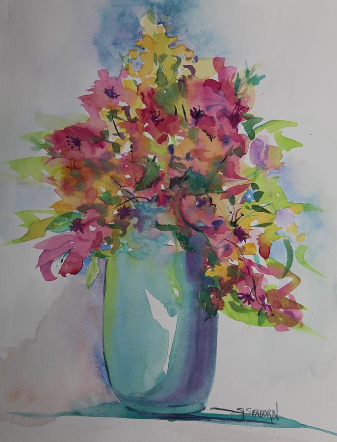 Summer in a Jar Painting by Susan Seaborn