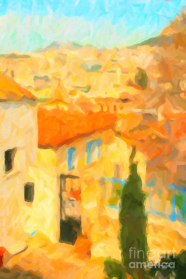 Summer In Athens Painting