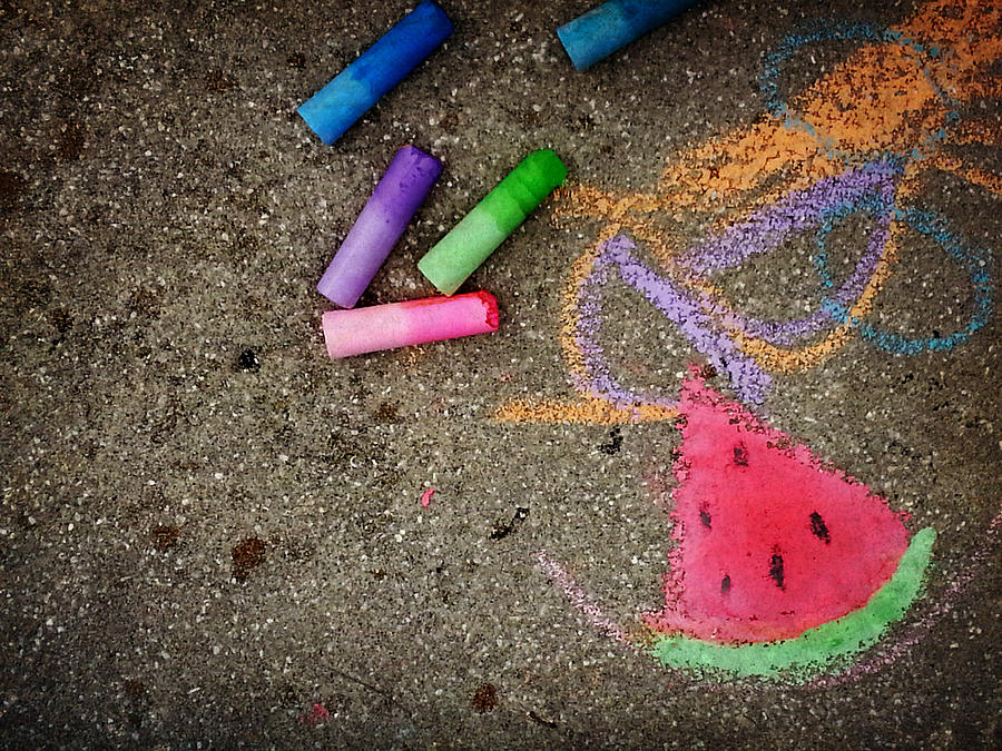 Summer in Chalk Photograph by Valerie Reeves