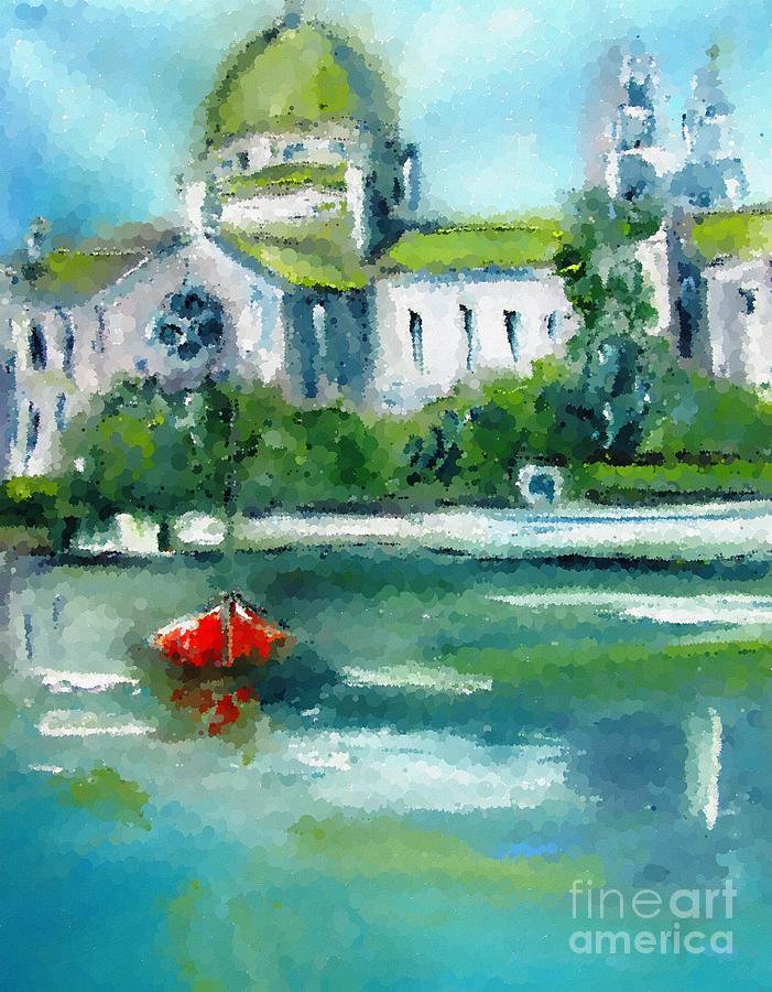 summer in galway Painting Painting by Mary Cahalan Lee - aka PIXI