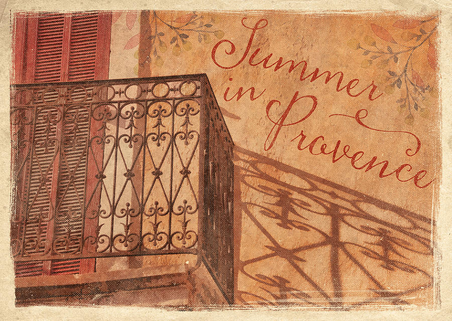 Summer Digital Art - Summer in Provence by Antique Images  