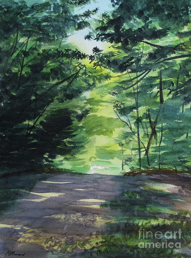 Summer In The Chestnut Woods Painting by Martin Howard
