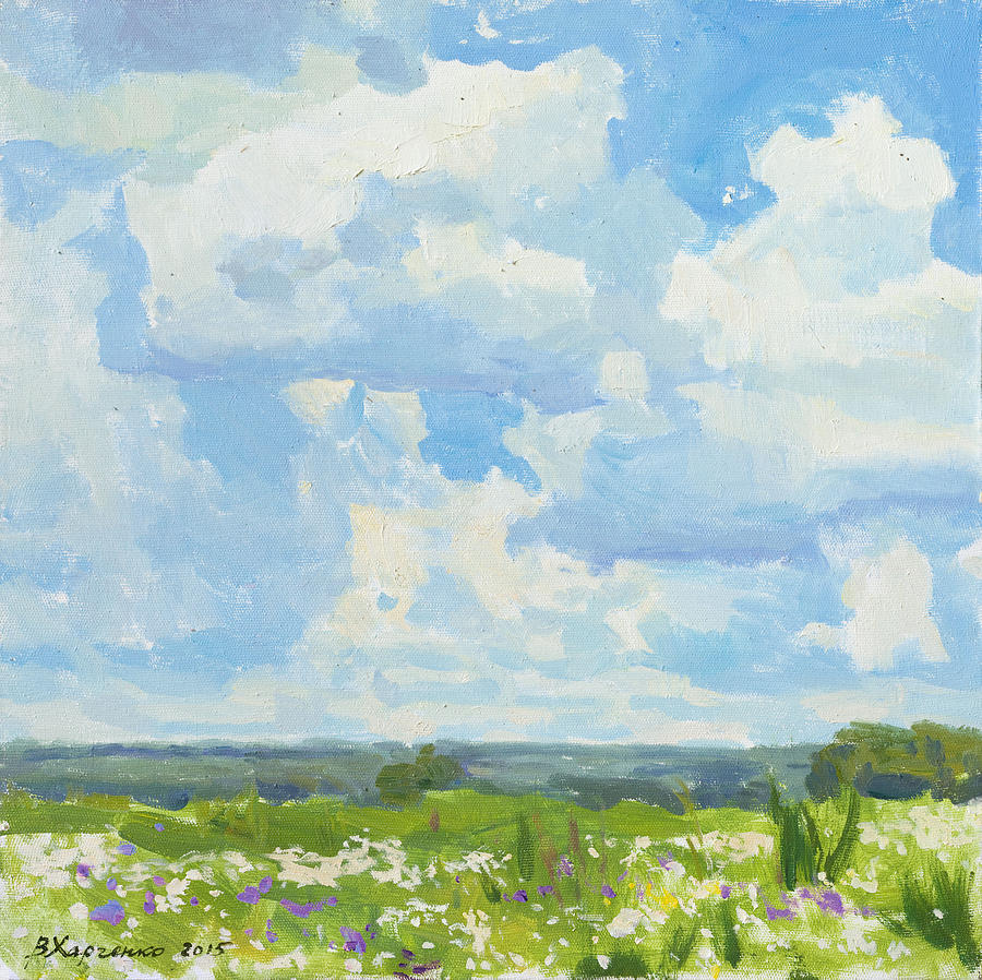 Summer In The Countryside Painting