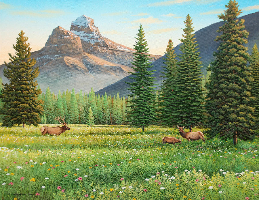 Summer in the Valley Painting by Jake Vandenbrink