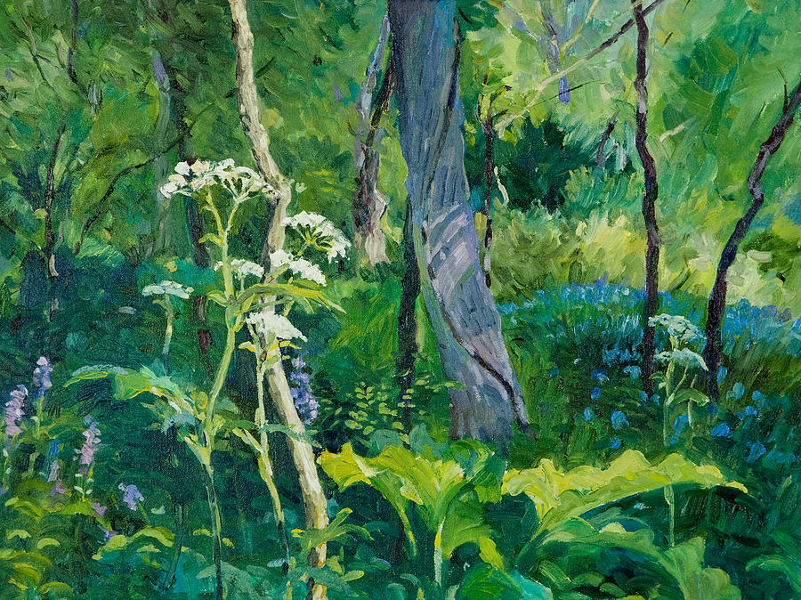 Summer in the Woods Painting by Judith Barath