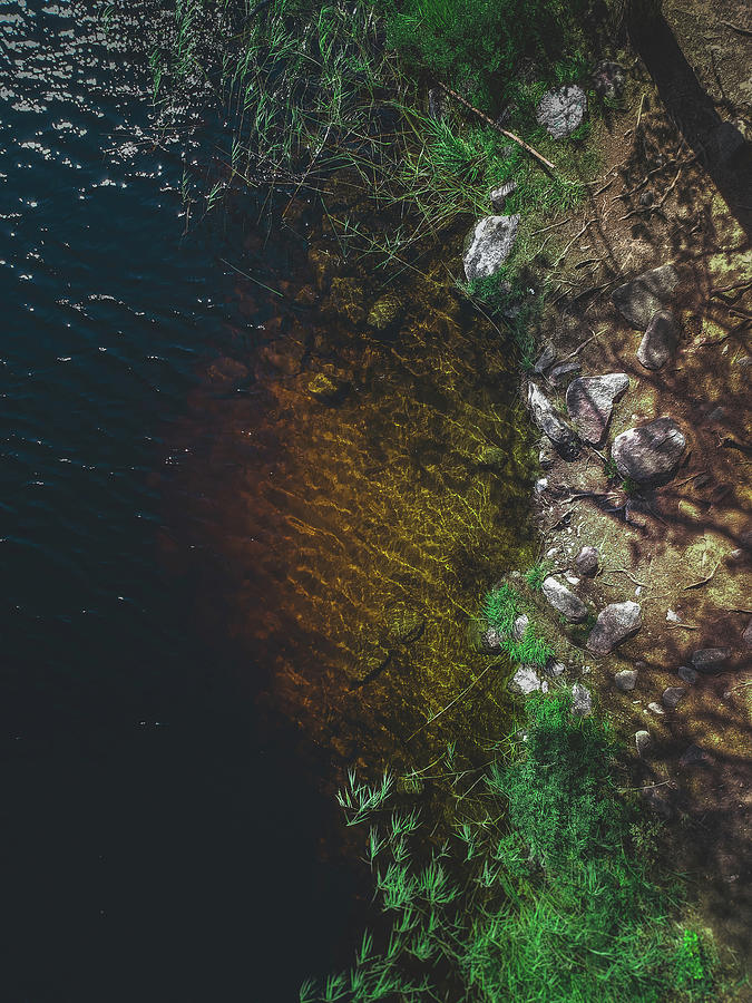 Summer Photograph - Summer Lake - Aerial Photography by Nicklas Gustafsson