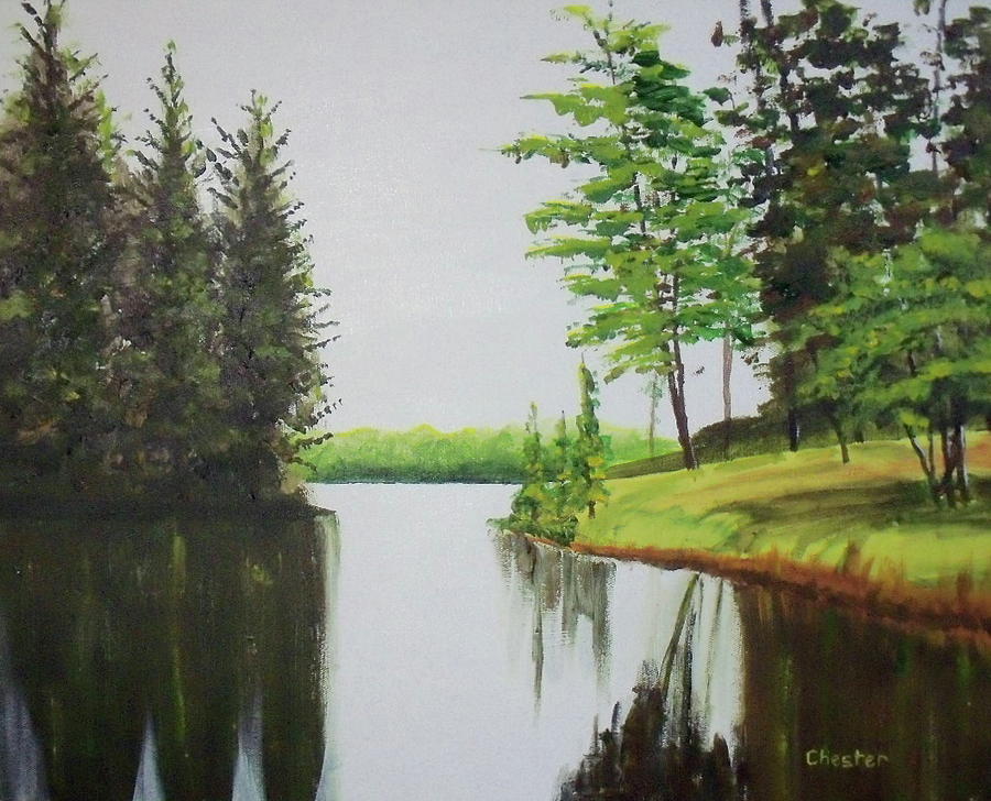 Summer Lake by Francis Chester Summer Lake by Francis Chester