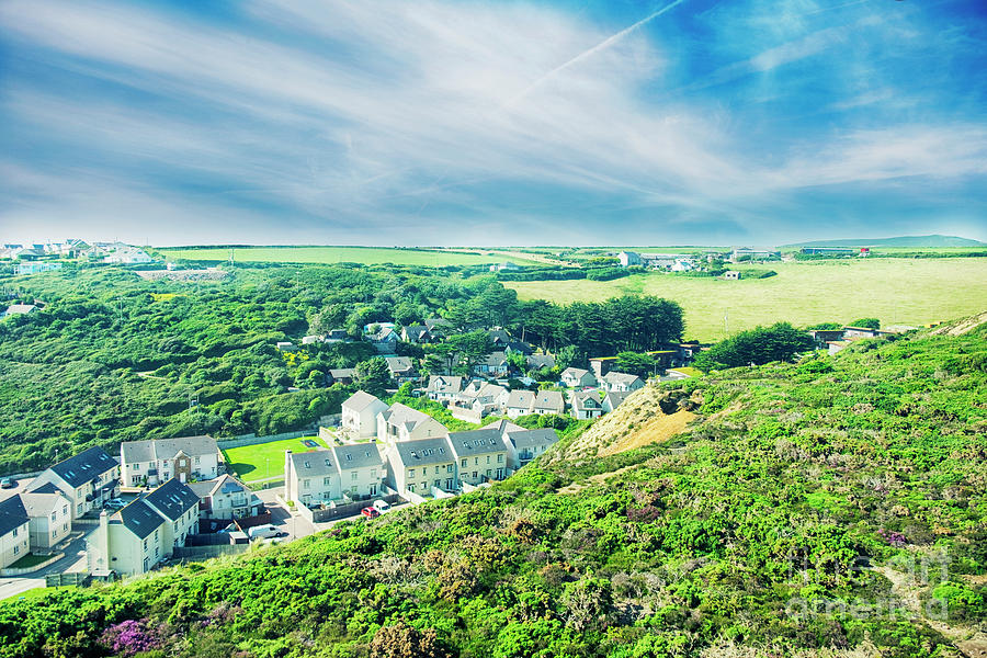summer landscape in Cornwall, UK Photograph by Ariadna De Raadt