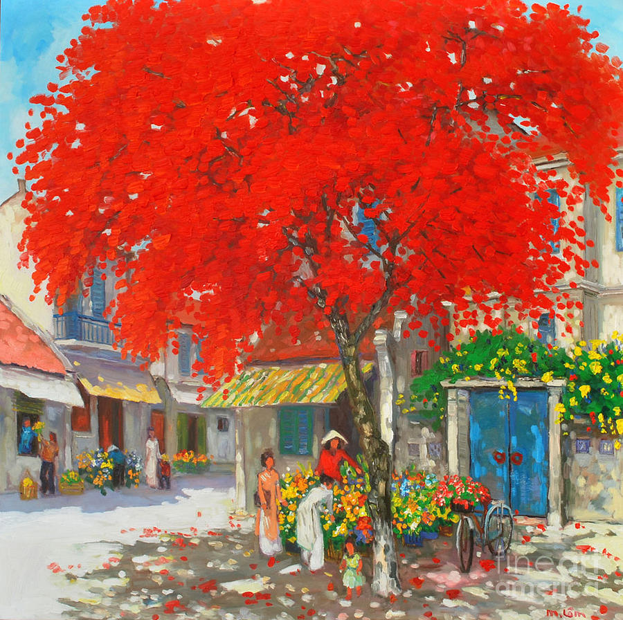 Summer Painting by Manh Quang - Fine Art America