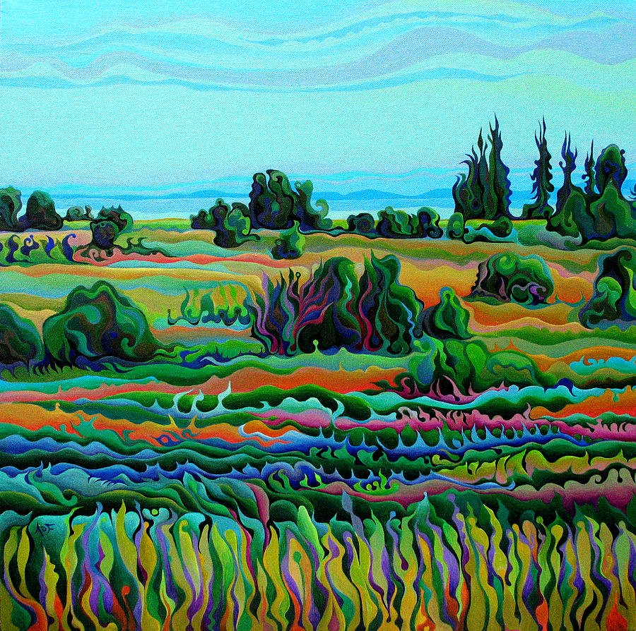 Summer Painting - Summer Meadow Dance by Amy Ferrari