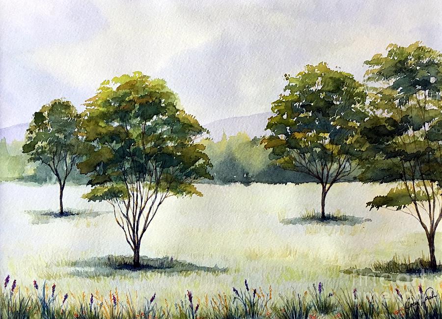 Summer Meadow Painting by Joey Nash