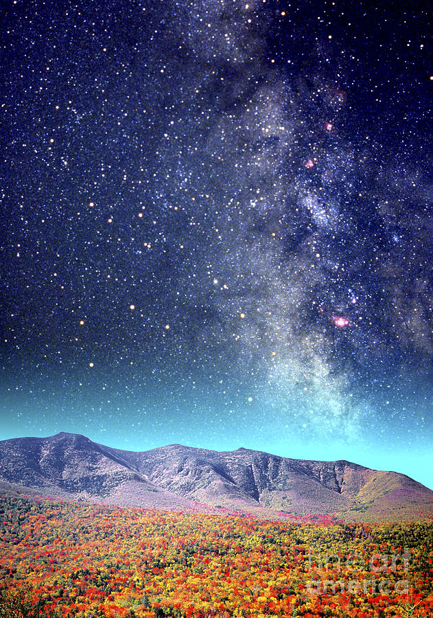 Summer Milky Wayautumn Mountains Photograph by Larry Landolfi