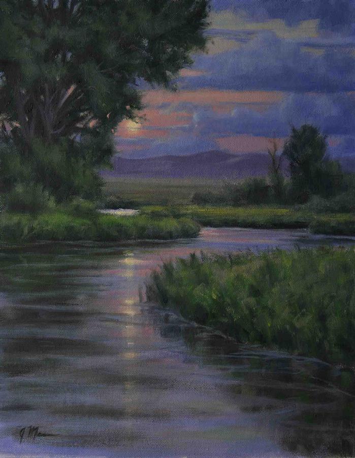 Summer Moon Painting by Joe Mancuso - Fine Art America