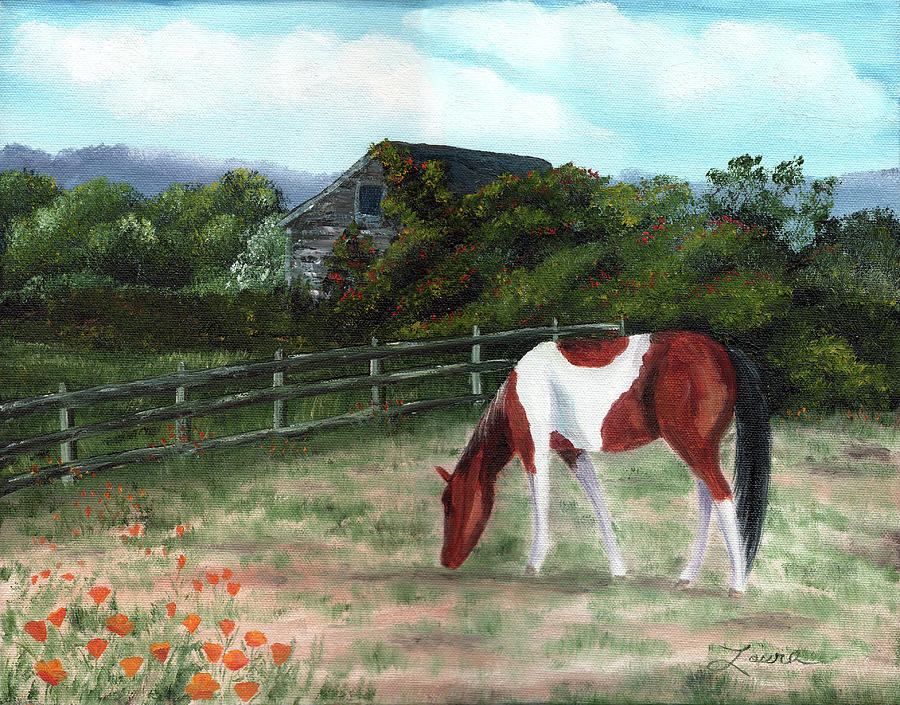 Summer Morning in the Country Painting by Laura Iverson