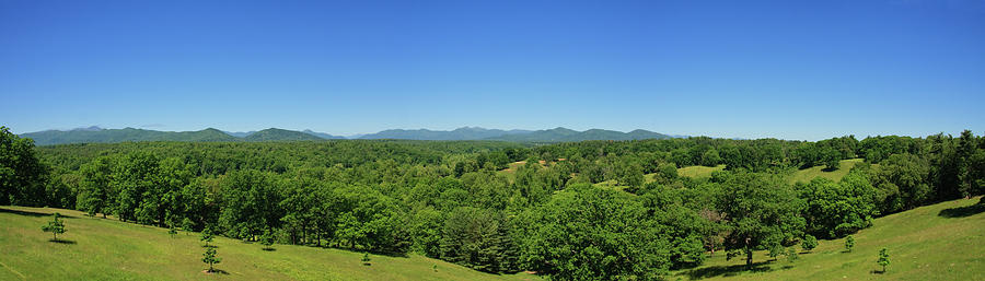 Summer Mountain Panorama Photograph