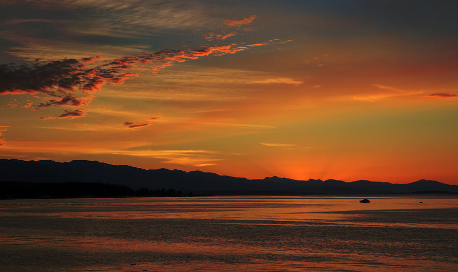 Sunset Photograph - Summer Night by Randy Hall