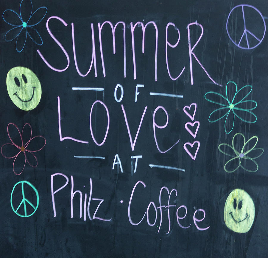 Summer of Love at Philz Coffee Photograph by Suzanne Gaff