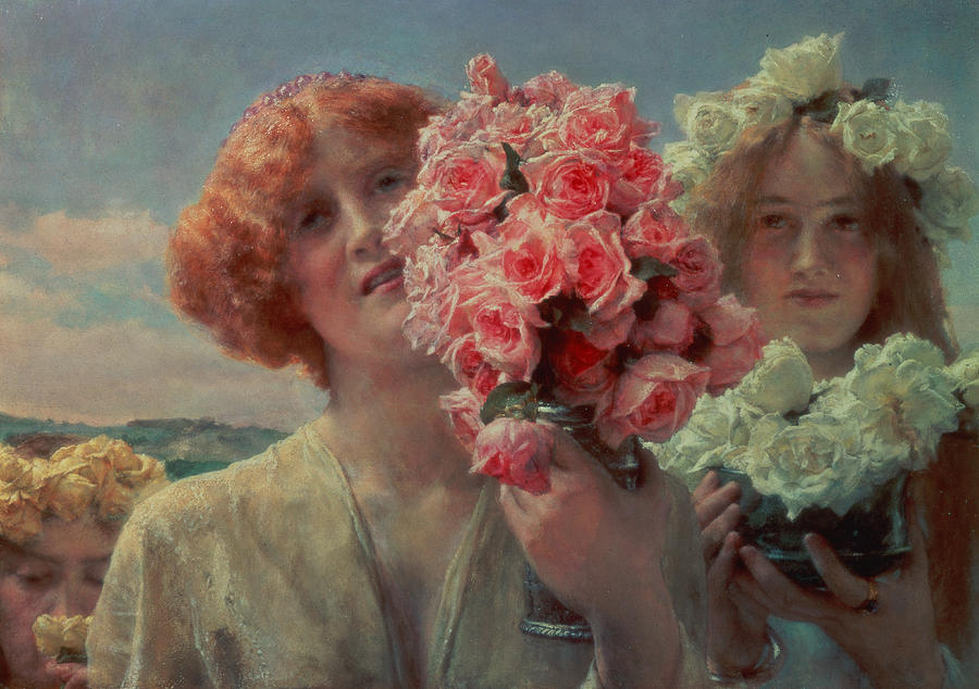 Summer Offering Painting by Lawrence Alma Tadema