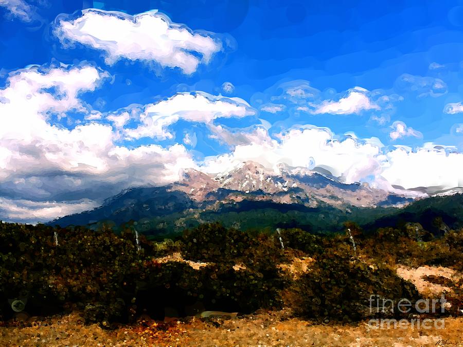 Summer Painting - Summer on Mt. Shasta by Two Hivelys