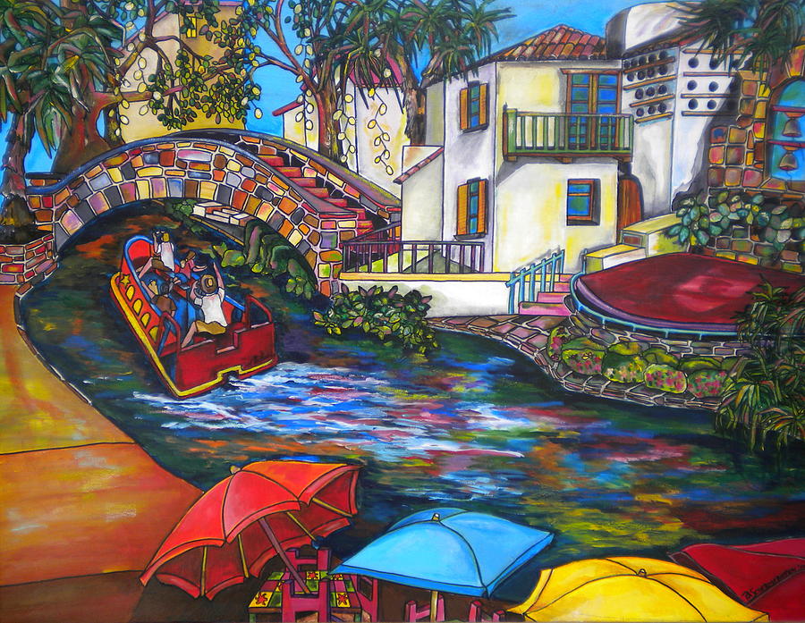 San Antonio Painting - Summer On The River by Patti Schermerhorn