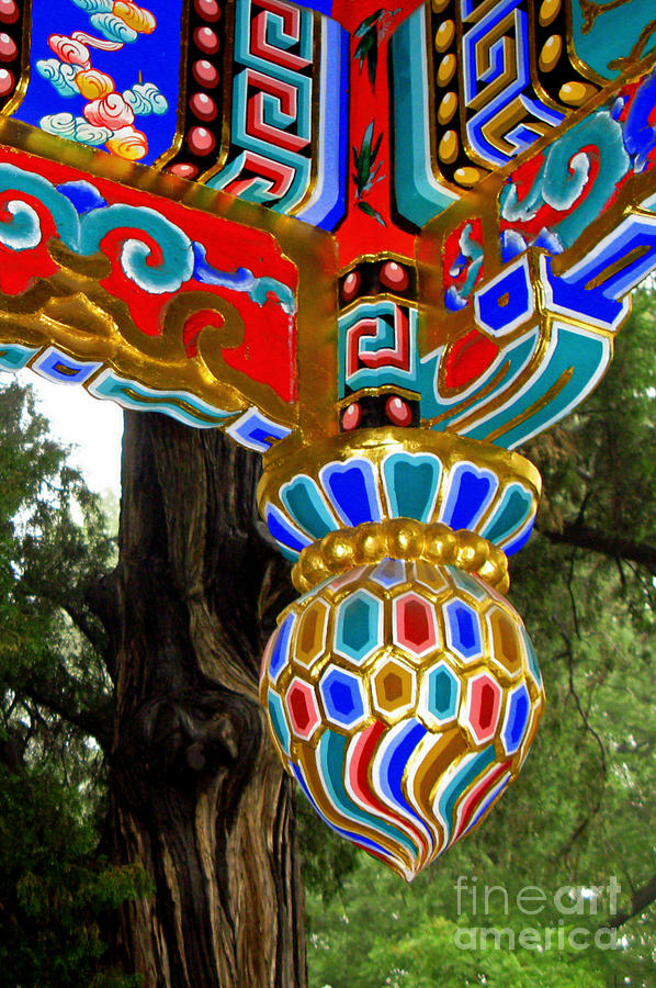 Beijing Summer Palace Finial Photograph by Nieves Nitta