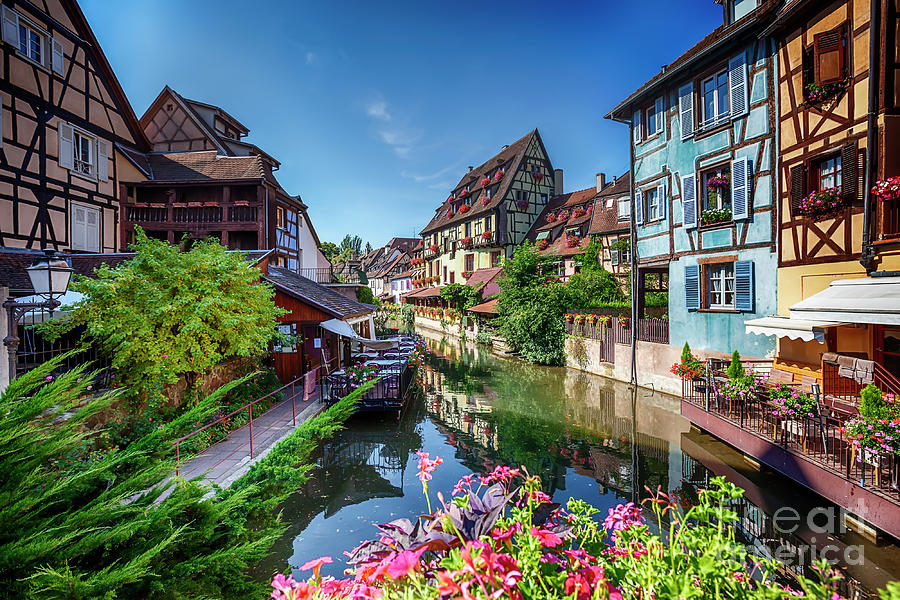 summer panorama in Colmar, named  Photograph by Ariadna De Raadt