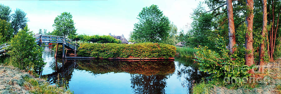 Summer Panorama Of  In Old Dutch Village Photograph by Ariadna De Raadt