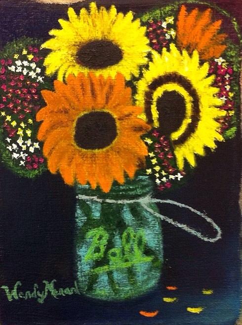 Summer Pickins Painting by Wendy Menard