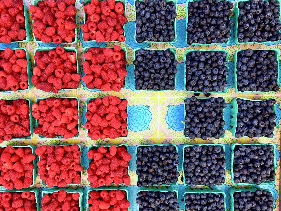Summer Picnic Berries Photograph by Lexi Heft