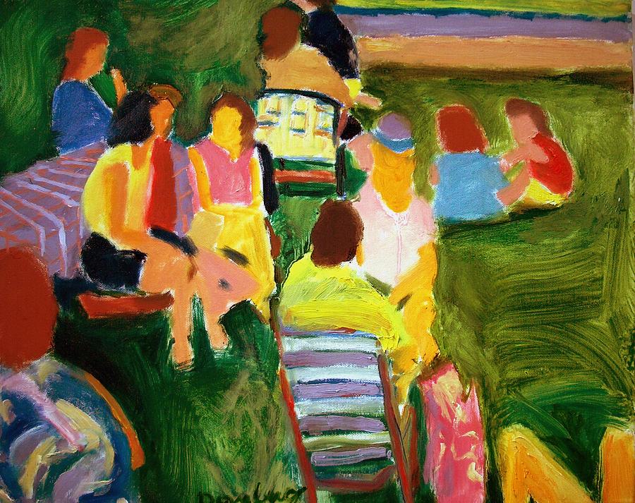 Summer Picnic Painting by Bob Dornberg