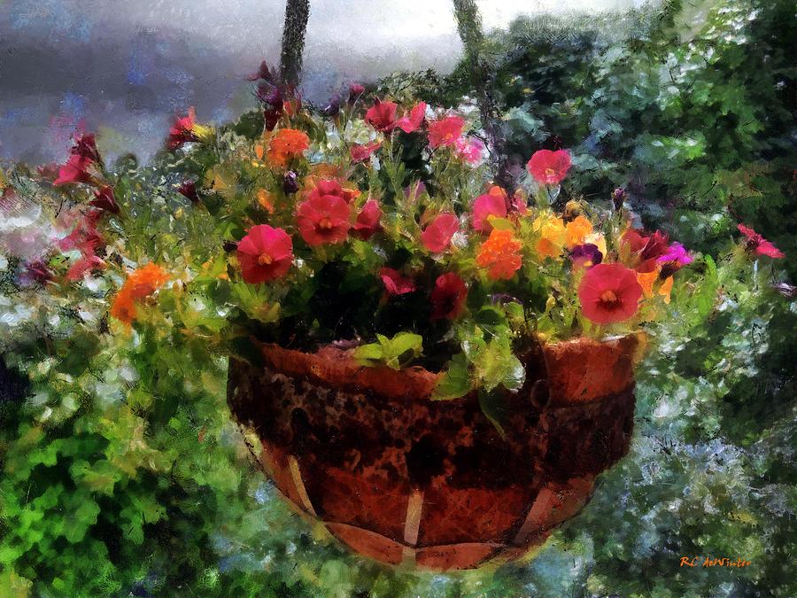 Summer Picture Window Painting by RC DeWinter
