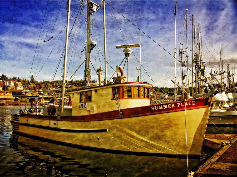 Boat Photograph - Summer Place by Thom Zehrfeld