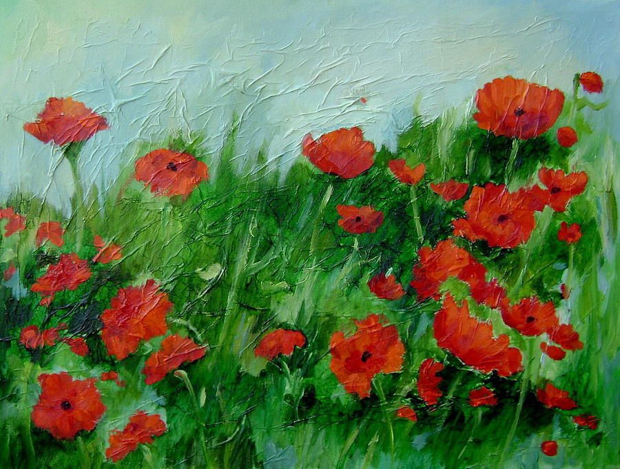 Summer Poppies Painting by Ginger Concepcion - Fine Art America