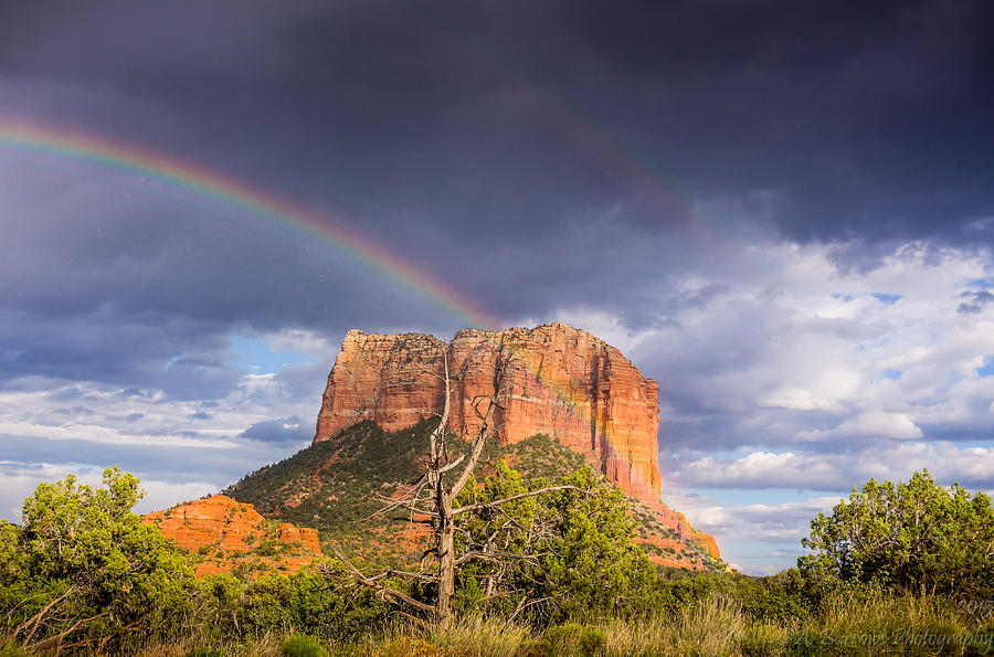 Summer Rainbow Photograph by Aaron Burrows