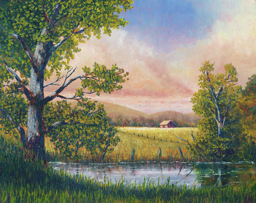 Summer Reflections Painting by Douglas Castleman