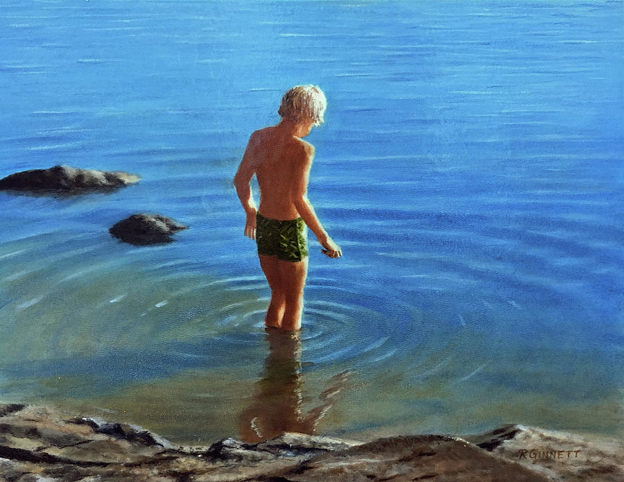 Summer Reflections Painting by Richard Ginnett