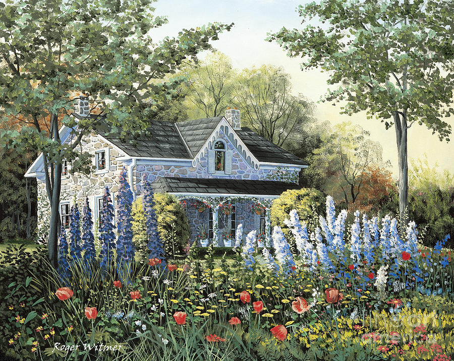 Summer Retreat Painting by Roger Witmer