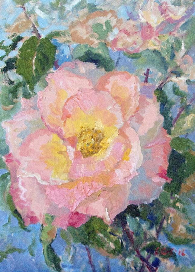 Summer Rose Painting by Elinor Fletcher