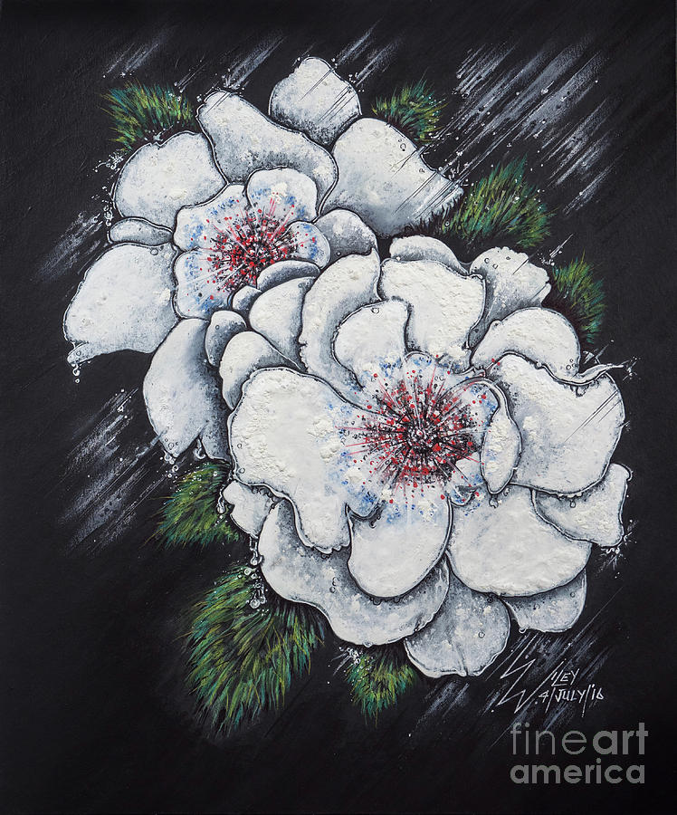 Summer Roses Drawing by Scott and Dixie Wiley