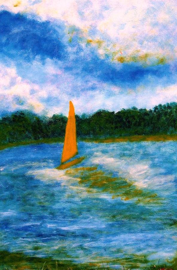 Summer Sailing Painting by John Scates