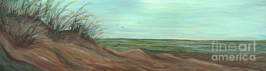 Summer Sand Dunes Painting by Nadine Rippelmeyer